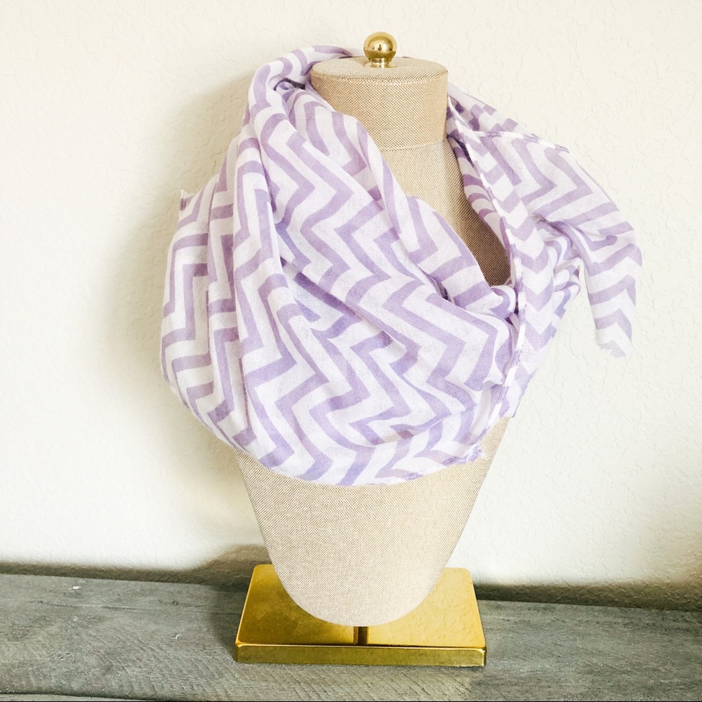 Lavender Chevron Scarf!